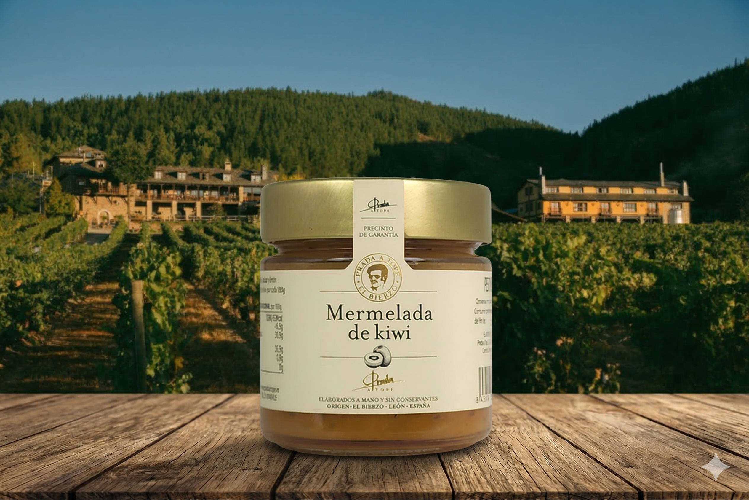 Mermelada de kiwi en Prada a Tope